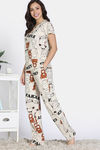Zivame Farm Lore Knit Cotton Pyajama Set - Whitecap Grey — thumbnail 3